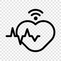 rhythm, heart, blood pressure, heart attack icon svg