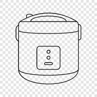 Rice Cooker Accessories, Rice Cooker Cleaning, Rice Cooker Manual, Rice Cooker icon svg