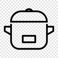 rice cooker, rice, cooking, rice cooker instructions icon svg