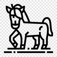 riding, horses, carriage, carriage horses icon svg