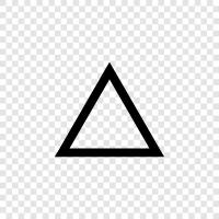 right triangle, left triangle, equilateral triangle, isosceles triangle icon svg