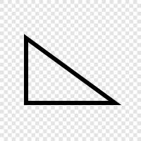 right triangle inequality, right triangle inequality symbols, right triangle properties, right triangle icon svg