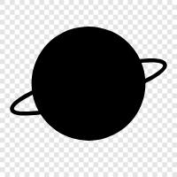 Rings, Atmosphere, Weather, Enceladus icon svg