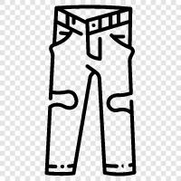 Разорванные джинсы, рваные джинсы для женщин, рваные джинсы для мужчин, Рэд Джинс Значок svg