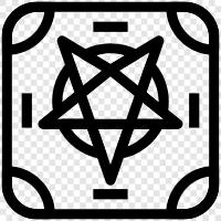 ritual, dark, evil, black icon svg