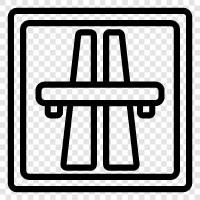 road, freeway, car, driving icon svg