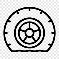 roadside emergency, repair, replacement, wheel icon svg