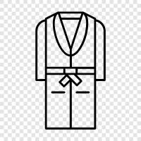 robe, dressing gown, pajamas, nightgown icon svg