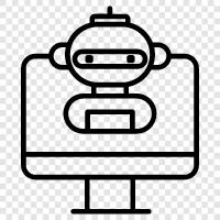 Roboterarm, Roboterauto, Roboterbau, Roboterausbildung symbol