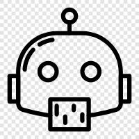 robot engineering, robot design, robot construction, robot manufacturing icon svg