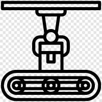 Roboterarm symbol