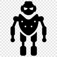 robotic, automaton, machine, android icon svg