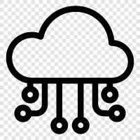 Robotics cloud, Robotics, Robotics technology, Robotics development icon svg