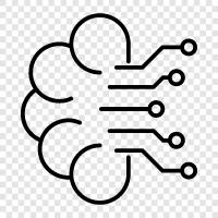 Robotics, Machine Learning, Deep Learning, Cognitive Computing icon svg