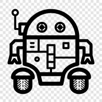 Robotik, RobotikTechnologie, RobotikIngenieur, RobotikForschung symbol