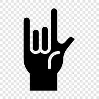 rock, hand, sign, rock music icon svg