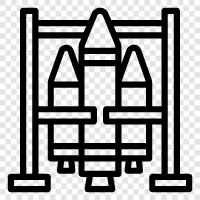 rocket launch, rocket launch site, rocket launch pad, rocket launch site location icon svg