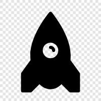 Rakete, Weltraum, Astronomie, Raumshuttle symbol