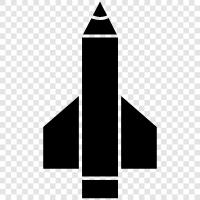 rockets, missile defense, ballistic missile, nuclear missile icon svg