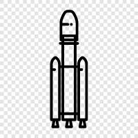 Rockets, Rocket Science, Rocket Technology, Rocketship icon svg