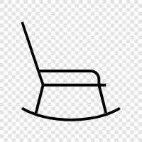 Rocking Chairs, Reclining Chairs, Furniture, Home icon svg