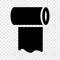 roll, sheets, paper, toilet icon svg