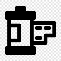 Roll of Paper, Roll of Film, Roll of Tapes, Roll of icon svg