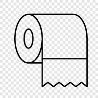 Roll, Paper, Towel, Toilet icon svg