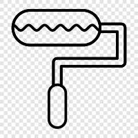 Roller, Paint, Art, Art Supplies icon svg