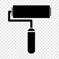 Roller, Paint, Art, Art Supplies icon svg