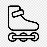 Roller Derby, Rollerblades, Roller Skating Shoes, Roller Skating icon svg