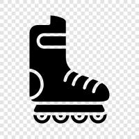 roller skating, inline skating, roller skating shoes, inline skating shoes icon svg