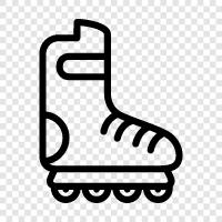 roller skating, inline skating, skate, skateboarding icon svg