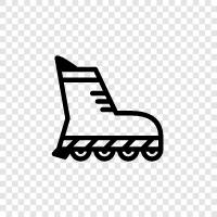 rollerblades, blades, inline skating, skates icon svg