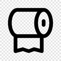 Rolls, Sheets, Paper, Toilet icon svg