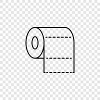 rolls, bathroom, tissue, bathroom supplies icon svg