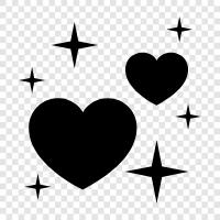 Romance, Heartbreak, Friendship, Caring icon svg