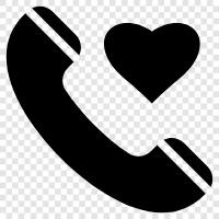 romantic call, love call, sweet call, romantic voice icon svg