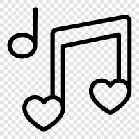 Romantic, Love Songs, Music, Songs icon svg