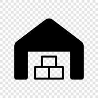 room, storage, shipping, receiving icon svg