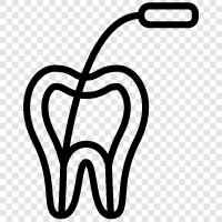 root canal procedures, root canal surgery, root canal pain, root canal treatment icon svg