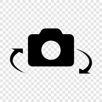 KameraApp drehen, Kamera android drehen, Kameratelefon drehen, Kamera drehen symbol