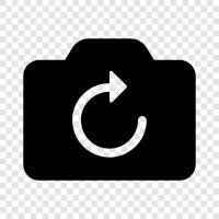 rotate camera app, rotate camera for android, rotate camera for ipad, rotate camera icon svg