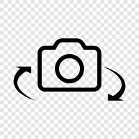 rotate camera app, rotate camera for android, rotate camera on iphone, rotate camera icon svg