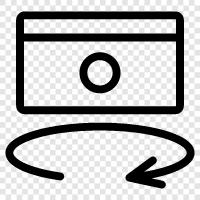 etrafında kamera döndürmek, telefonda kamera döndürmek, android için kamera döndürmek, kamera döndürmek ikon svg