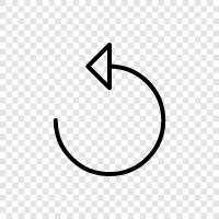 rotate clockwise, rotate counterclockwise, rotate anticlockwise, rotate left icon svg