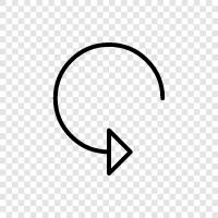 rotate clockwise, rotate anticlockwise, rotate counterclockwise, rotate right icon svg