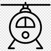 Rotor, Hubschrauberblätter, Hubschrauberflug, Hubschrauberpilot symbol