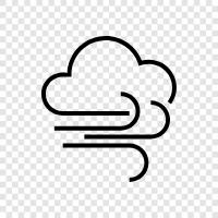 rough, gusty, severe, severe weather icon svg