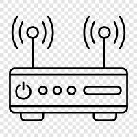 yönlendirici, wifi, sinyal, bağlantı ikon svg